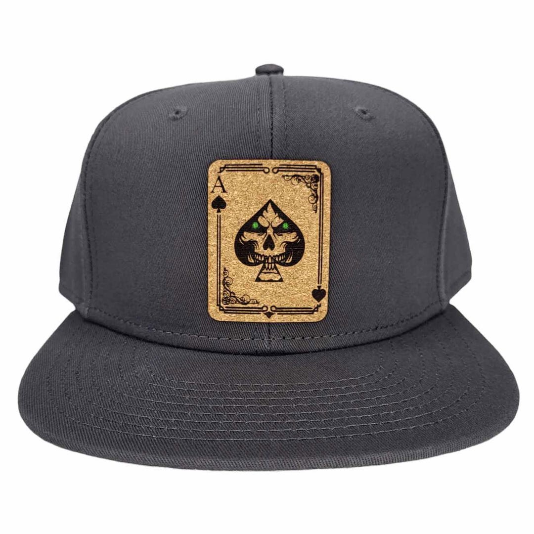 Ace of Spades Skull Eyes Hat - Etsy