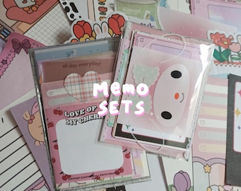 Simpatici fogli promemoria Confezione casuale 20 pezzi, 50 pezzi, 100 pezzi / Borsa di cancelleria Kawaii per journaling KPOP Deco Penpal