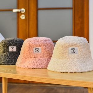 Bucket hat /fluffy bucket hat/ / fluffy winter hats/ soft warm /cozy hat/ /Hamster/ /Faux Fur/Teddy Style /Fisherman hat/ /gift for women/