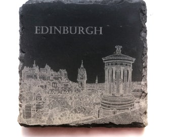 Scotland Edinburgh Coaster Slate