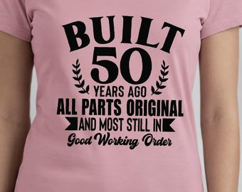 50 birthday shirt, turning 50 shirt, birthday shirt, 1975 shirt, fabulous 50, 50th birthday shirt, 50th birthday woman, 50th birthday tshirt
