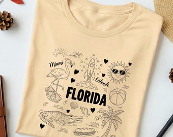 Florida shirt, summer t-shirt, usa tee