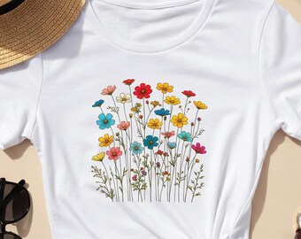 Wildflower shirt, Christian gift for mom
