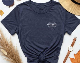 Custom Logo Shirt, Company Logo Shirts, Business Logo Shirt, Personalized Company Shirt, Personalized Logo V-Neck, Custom Brand Shirt, Logo