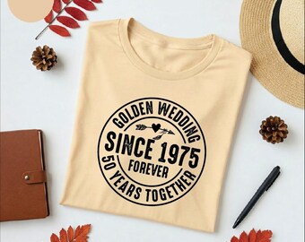 Golden wedding 50th year shirt, 50th wedding, golden anniversary, 50th wedding gift, 50th wedding gifts, anniversary shirt, 50 anniversary