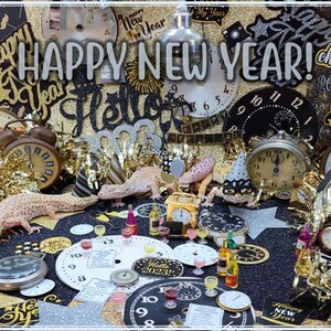 Carte de bonne année - Parfaite pour les amateurs de geckos léopards et de reptiles !