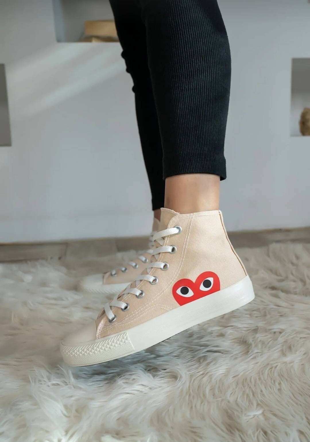 Comme des garçons converse - Etsy Nederland