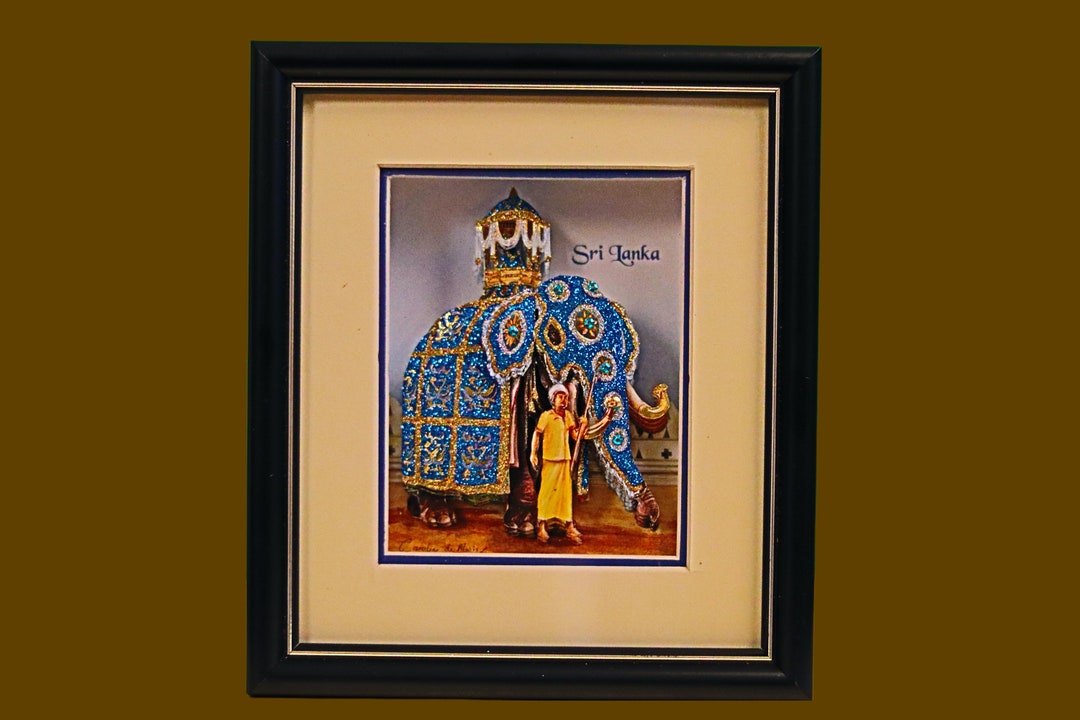 Handcrafted 3D Paper Tole Dressed Tusker Carrying the Etsy