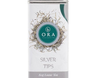 Ceylon Silver Tip Tea Premium White Tea Leaves, Delicate Flavor Profile, Unwind with Elegance