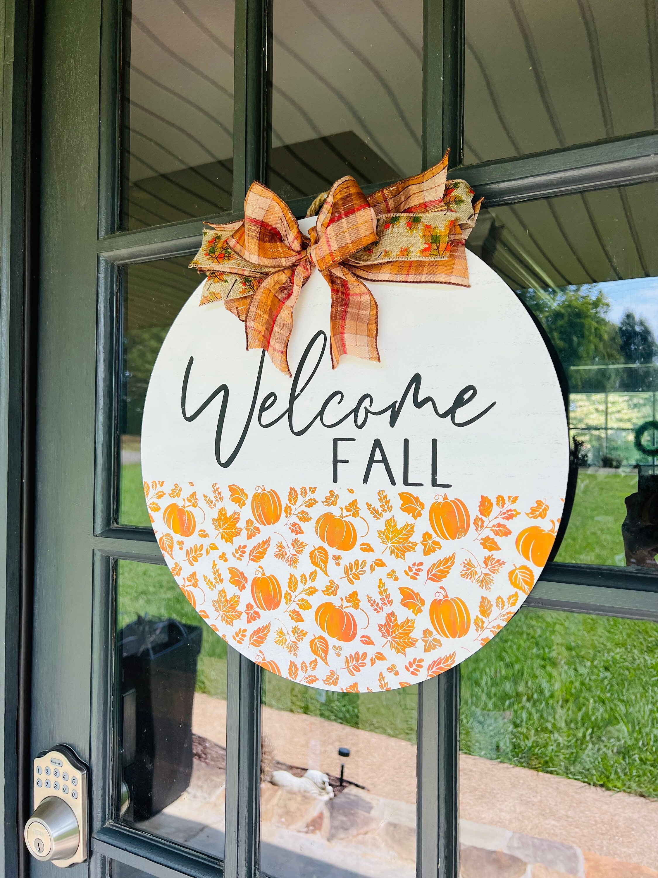 Fall Door Sign Fall Door Sign Sign Fall Etsy