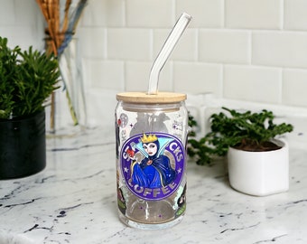 Copa de cristal de la Reina Malvada de Blancanieves, Blancanieves de Disney, Copa de la Reina Malvada, Copa Disney, Reina Grimhilde de Disney, Copa Starbuck, Inspirada en Blancanieves