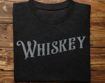 Whiskey Lover T-Shirt - Distressed Bourbon Graphic, Unisex
