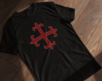 Knight Templar Fleury Cross T-Shirt | Crusader Apparel