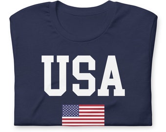 USA Flag Unisex T-shirt