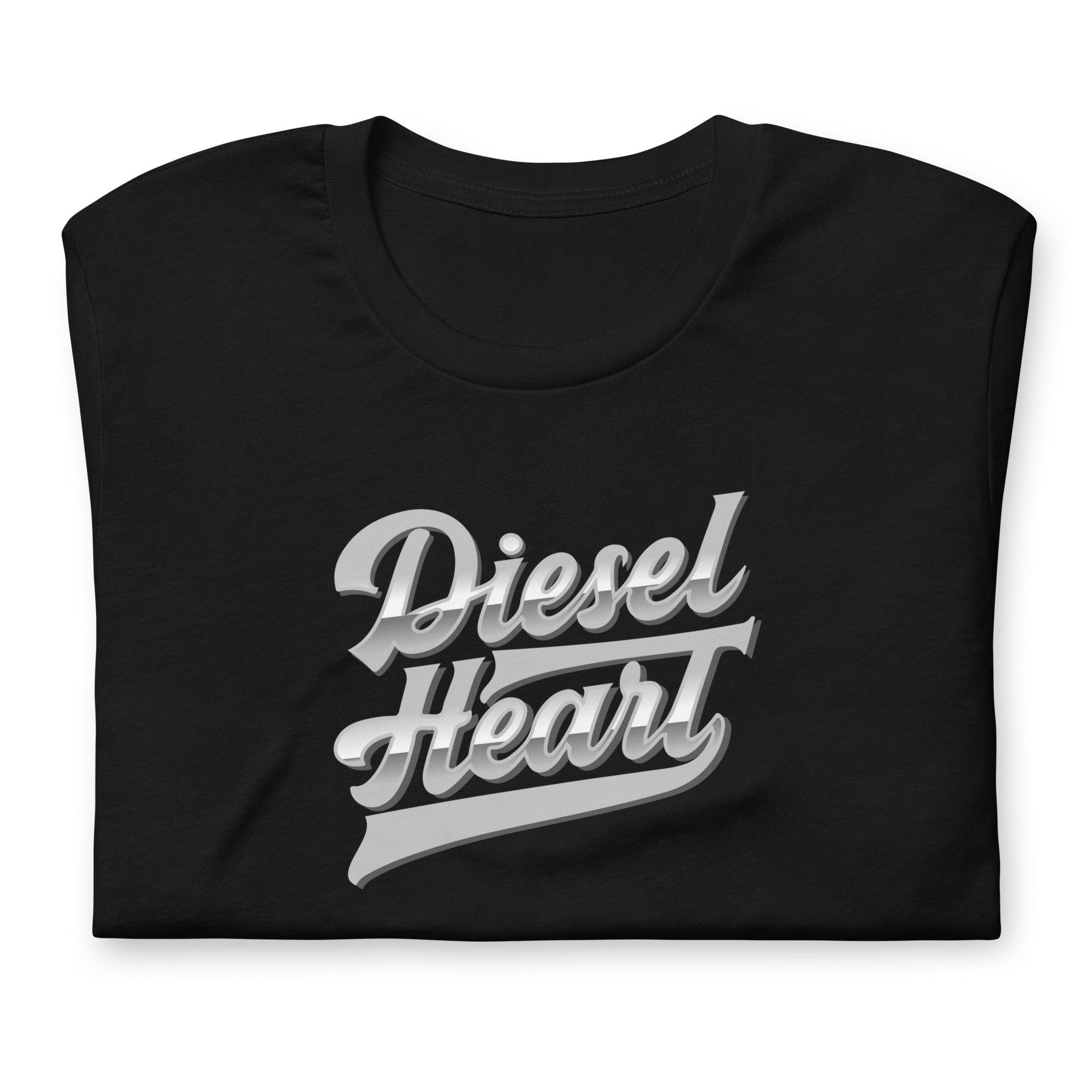 Diesel Heart Logo T-shirt for Truckers and Truck Drivers - Short