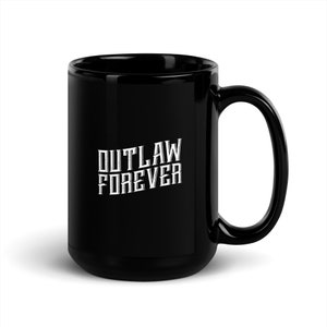 Outlaw Coffee Mug - Outlaw Black Glossy Mug