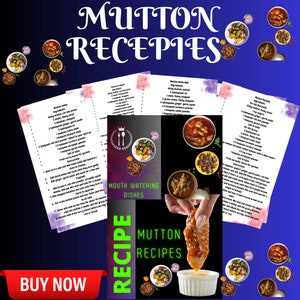 E-book PDF salé délicieux qui met l&#39;eau à la bouche | Livre de recettes de mouton