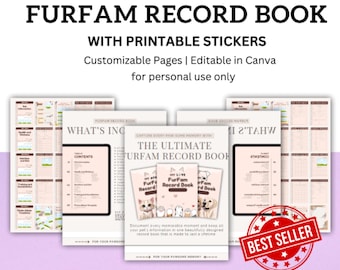 Pet Record Book: Capture Memorable Moments