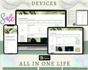 Notion Life Planner Template: All-in-One Personal Organizer (PLR)