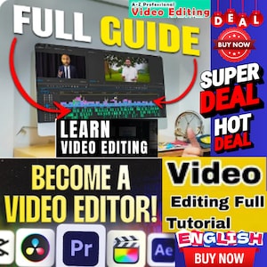 Ultimate Video Editing Masterclass Video Step by Step Tutorial to ...