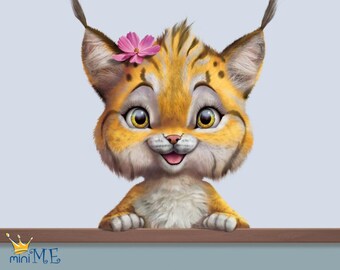 Elegant Lynx Printable Nursery Wall Art - Instant Digital Download | Woodland Baby Animal Prints for Nursery Decor