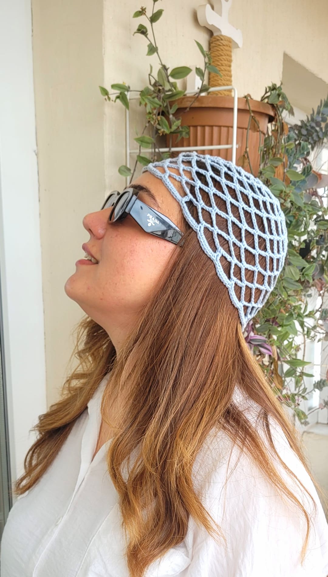 Crochet Lace Beanie: Cotton Fishnet Summer Hat - Etsy