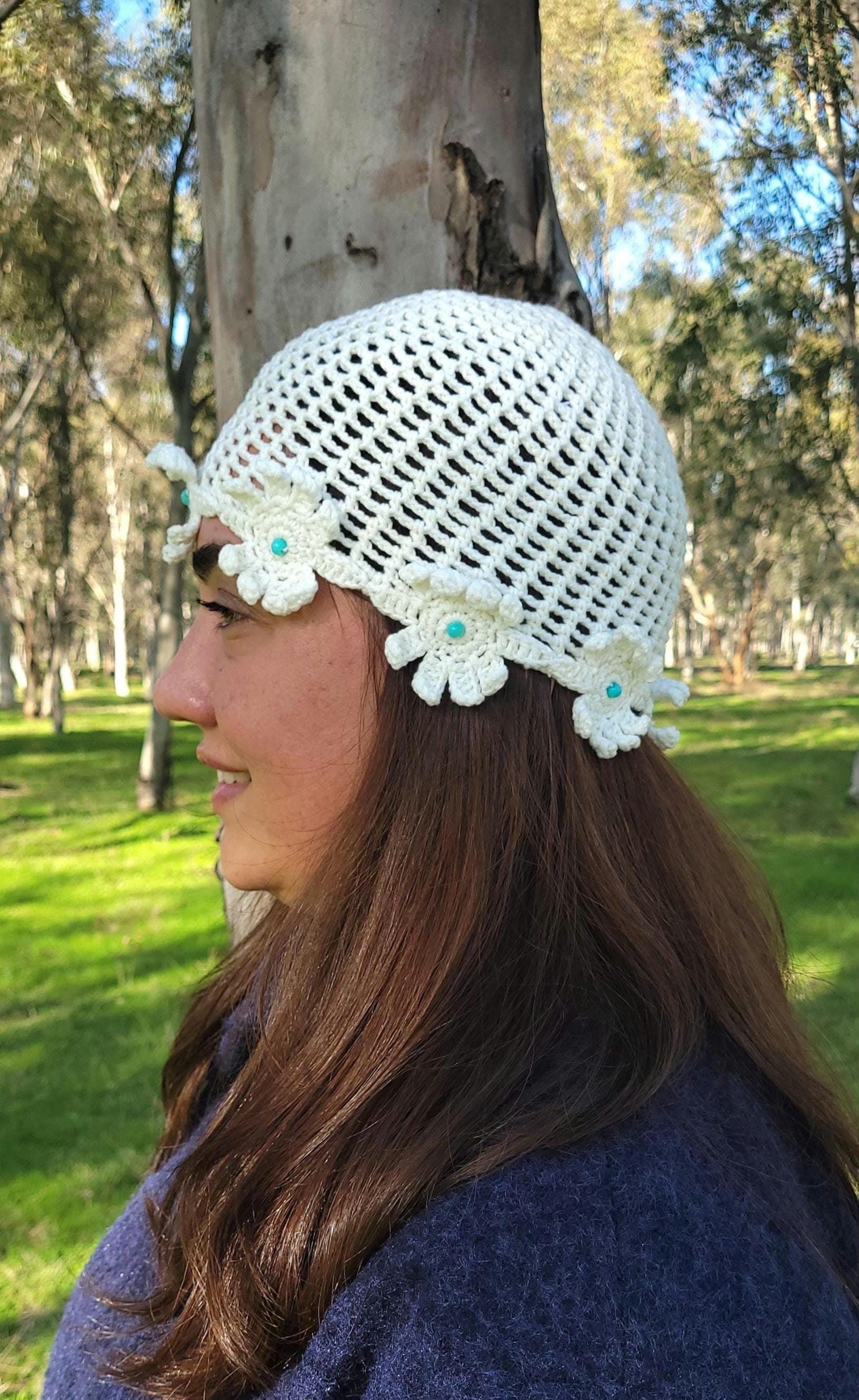 Kufi Flower Hat - Etsy