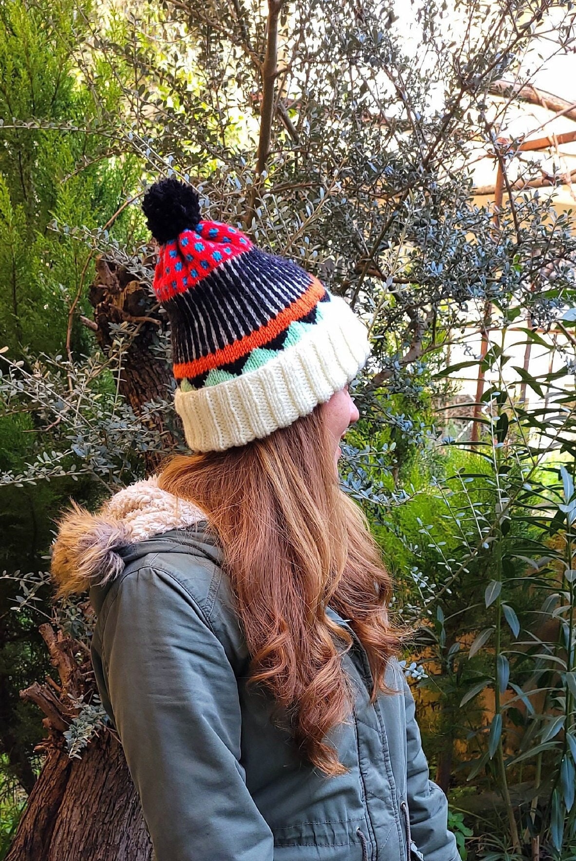 MAJEQZGY One Piece Beanie gebreide muts schattige winter
