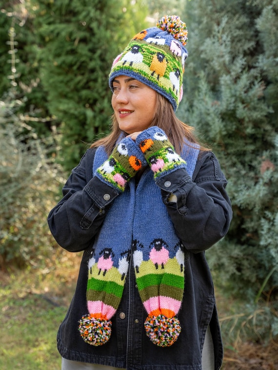 1 Set Sciarpa, Guanti E Cappello Per Bambini, 3 Pezzi, Berretto - Foto 4