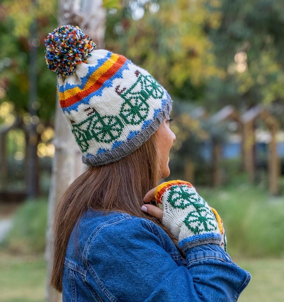 FASHION KNITTED HAT AND GLOVES  MULTICOLORED Buy Multi Rainbow Hat Gloves And Scarf Set (3-16yrs) from  main image 4