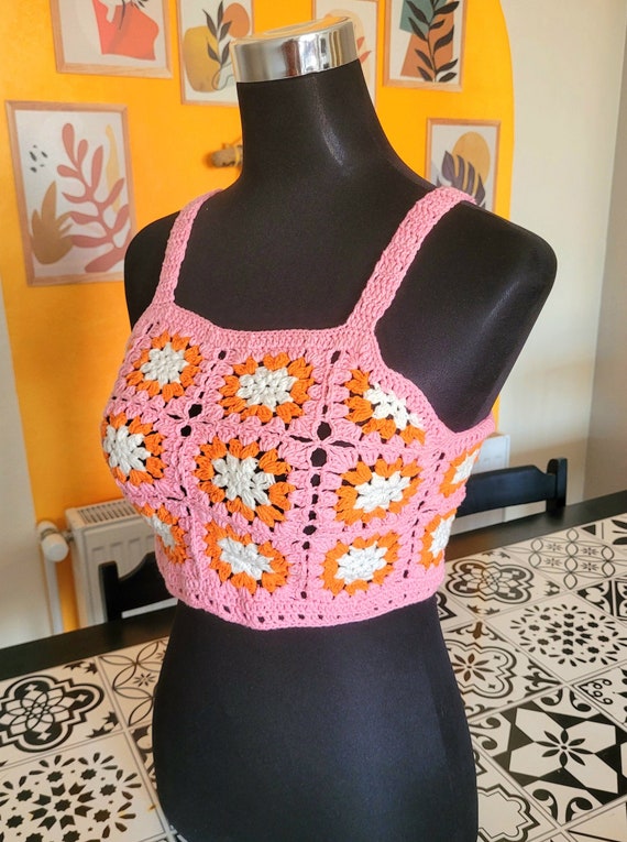 トップス LEINWANDE Fruits Mix Crochet Top ラインヴァンド LEINWANDE Fruits Mix Crochet Top レディース