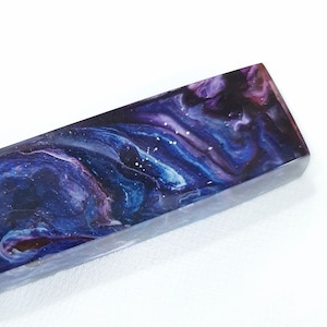 Epoxy Resin Artisan Keycap, Custom keycaps, Interstellar Galaxy Keycap, OEM SA Keycaps, Mechanical Keyboard Shift Spacebar Esc Keycap