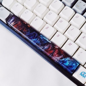 Epoxy Resin Artisan Keycap, Custom keycaps, Interstellar Galaxy Keycap, OEM SA Keycaps, Mechanical Keyboard Shift Spacebar Esc Keycap
