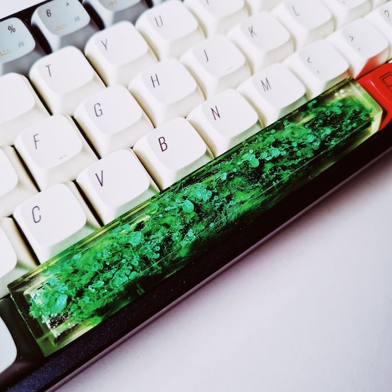 Moss Artisan Keycap, Custom Keycaps, Botanical Keycaps, OEM