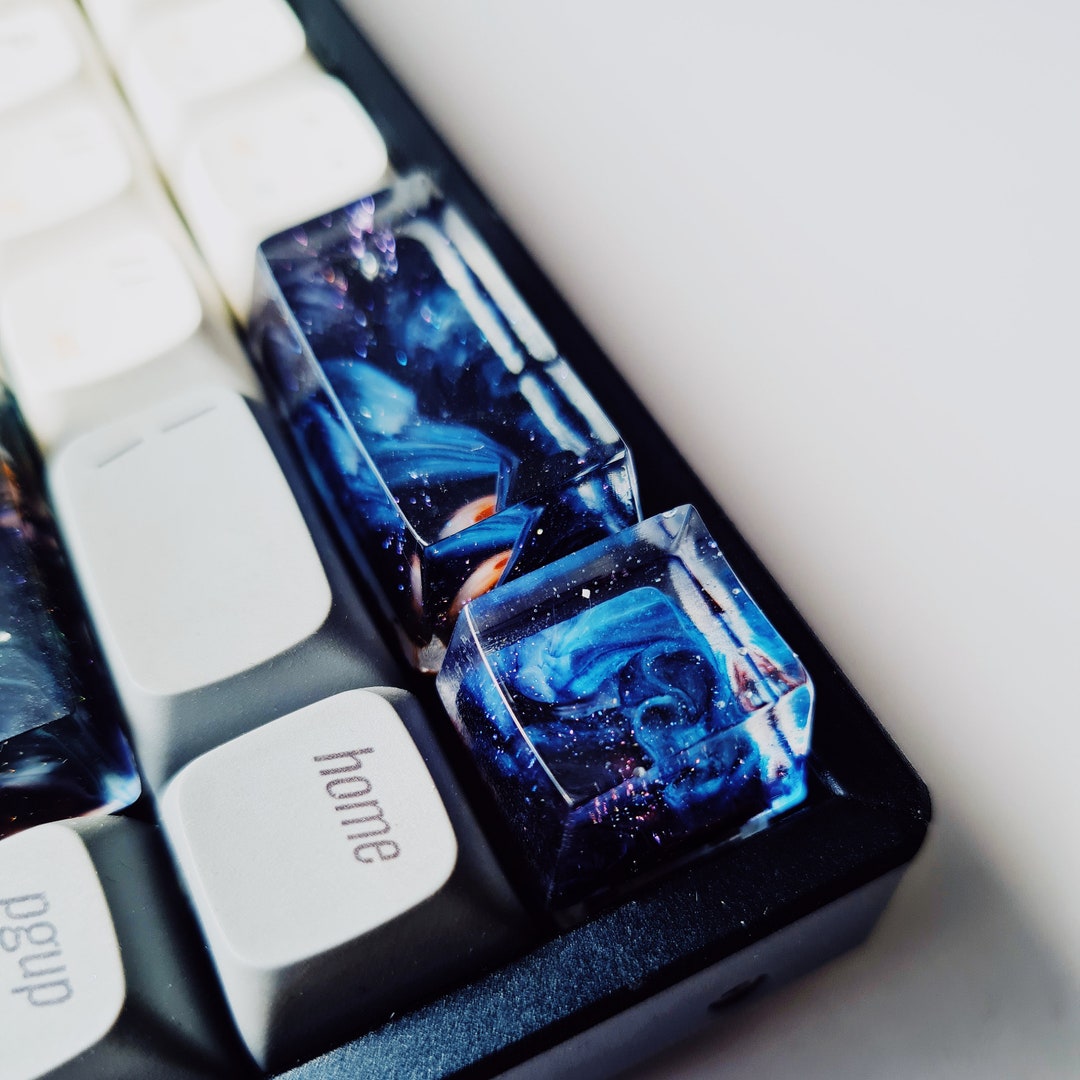Space Artisan Keycap, Custom Keycaps, Interstellar Galaxy Planet Keycap ...