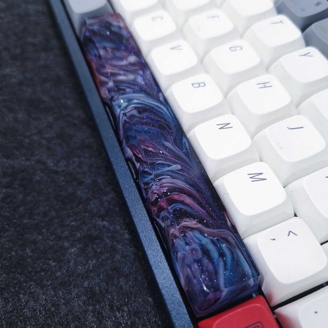 Epoxy Resin Artisan Keycap Custom Keycaps Interstellar Etsy