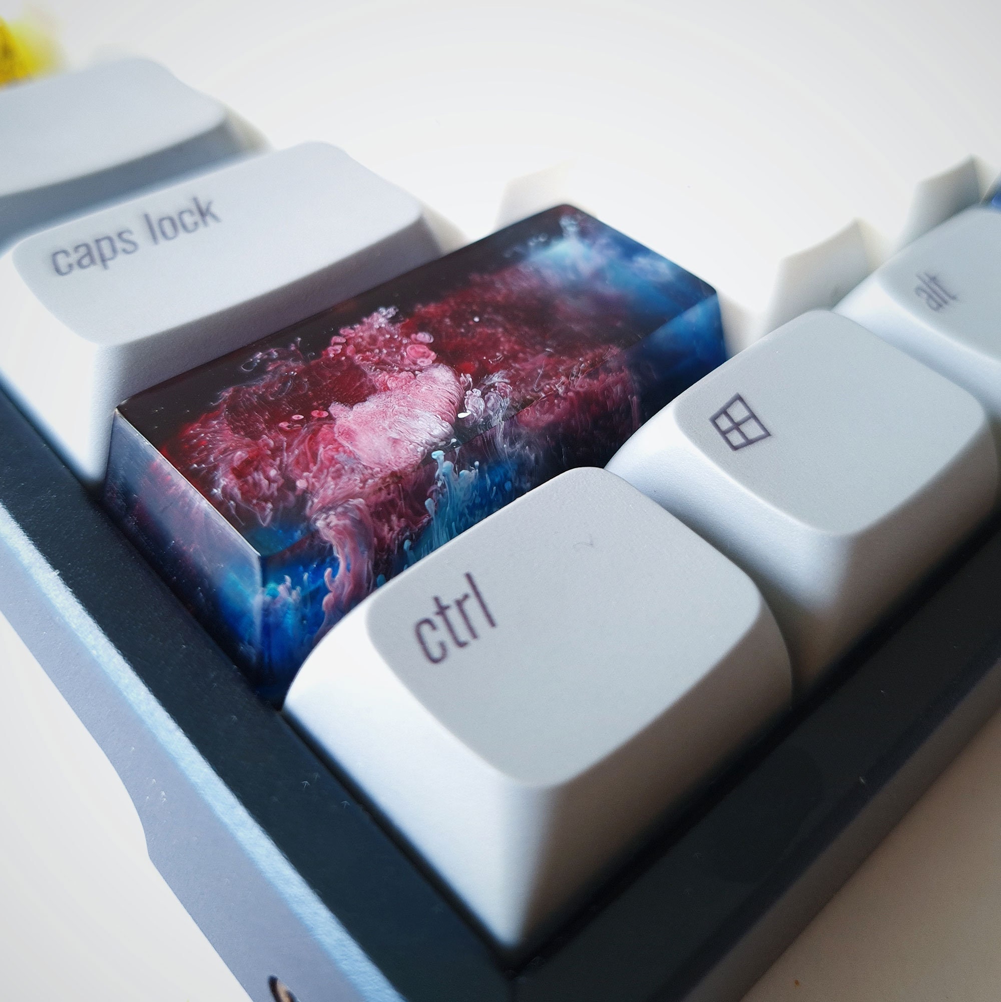 Epoxy Resin Artisan Keycap Custom Keycaps Botanical Keycaps Etsy