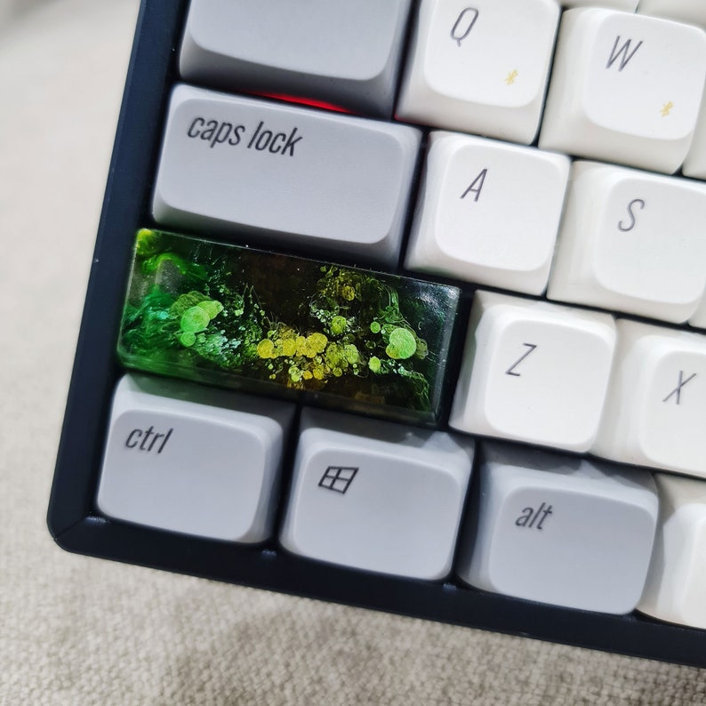 Epoxy Resin Artisan Keycap Custom Keycaps Botanical Keycaps Etsy