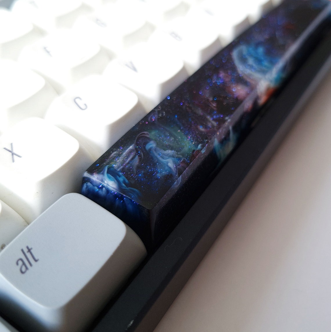 Epoxy Resin Artisan Keycap Custom Keycaps Interstellar Etsy