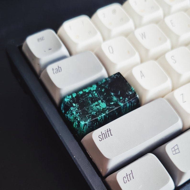 Artisan Keycap, Green Moss Custom Keycaps, Botanical Keycaps, OEM SA ...