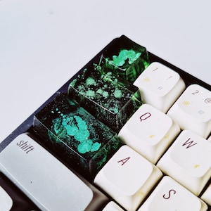 Moss Artisan Keycap, Custom Keycaps, Botanical Keycaps, OEM SA Keycaps ...