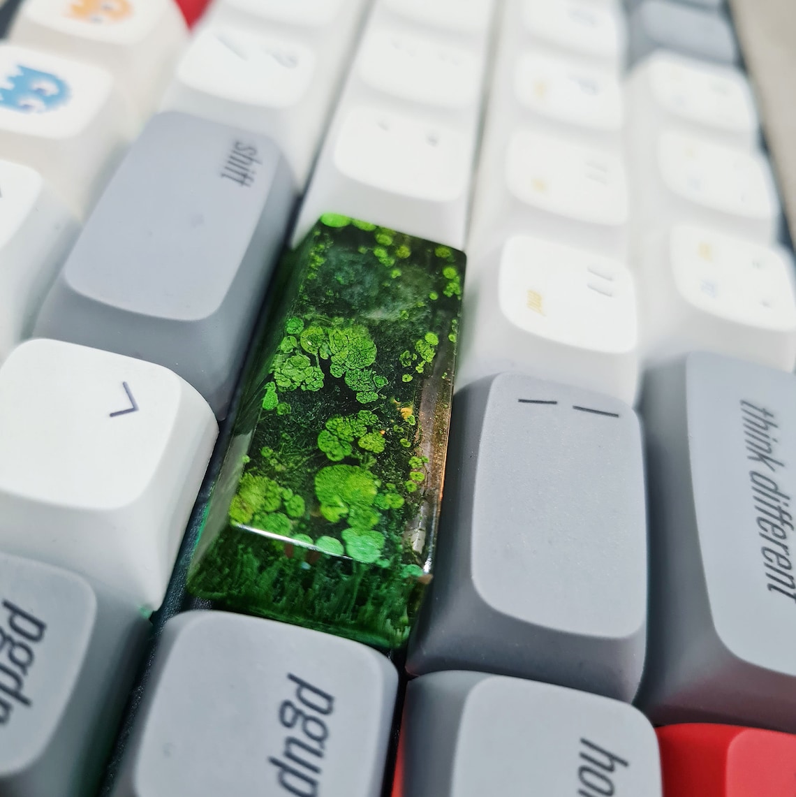 Epoxy Resin Artisan Keycap Custom Keycaps Botanical Keycaps Etsy
