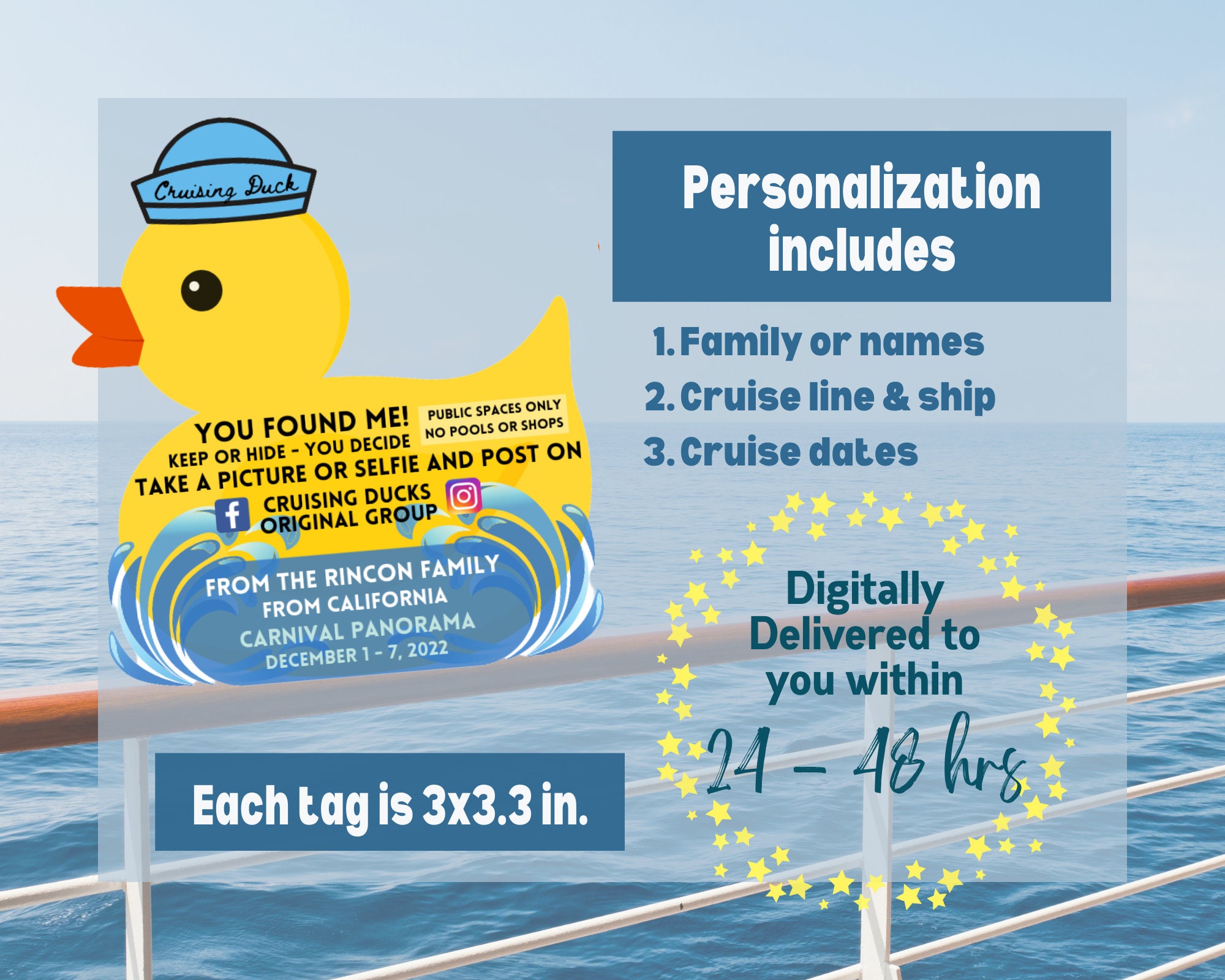 Cruising Ducks Tag Printable Digital Download Carnival Duck - Etsy