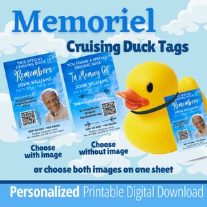 Cruising Ducks Tag, digitaler Download, Tags für Enten, Karneval Duck Tag, Geschenk für Kreuzfahrt, Rubber Duck Tag, Cruise Duck Printable, Memorial