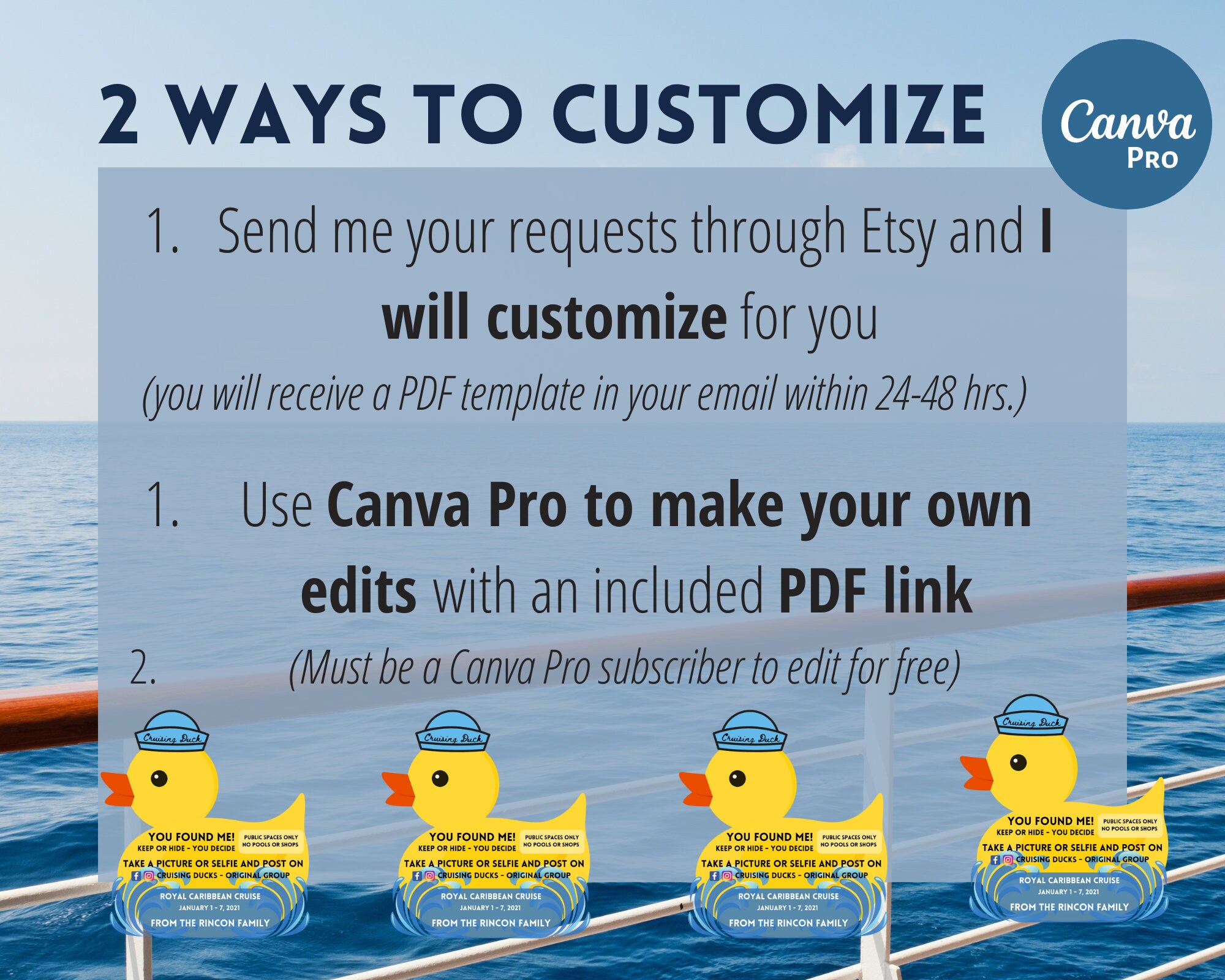 Cruising Ducks Tag Printable Digital Download Carnival Duck - Etsy