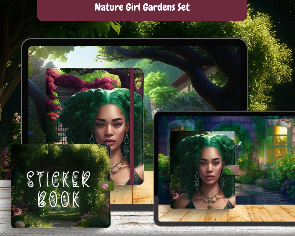 Matching Digital Planner Journal Sticker Book Set. Goodnotes. Etsy