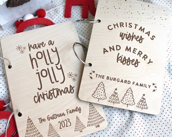 Cards of Christmas Past, Christmas Card Keeper, Christmas Cards, Christmas Card Holder, Christmas Card Keepsake, Wooden Card Holder