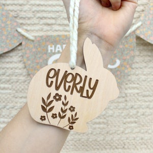 Easter Basket Tag, Basket Tag, Easter Tag, Bunny Tag,Easter Basket Tags, Easter Gift, Personalized Easter Basket Tag, Easter Basket Name Tag