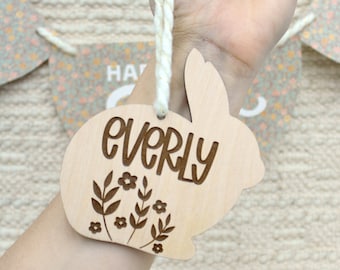 Easter Basket Tag, Basket Tag, Easter Tag, Bunny Tag,Easter Basket Tags, Easter Gift, Personalized Easter Basket Tag, Easter Basket Name Tag
