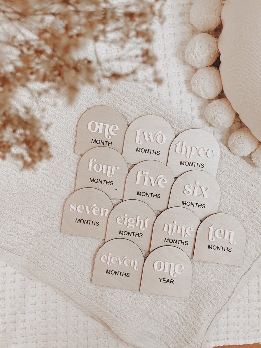 Arched Baby Milestone Markers Baby Milestone Photo Prop - Etsy